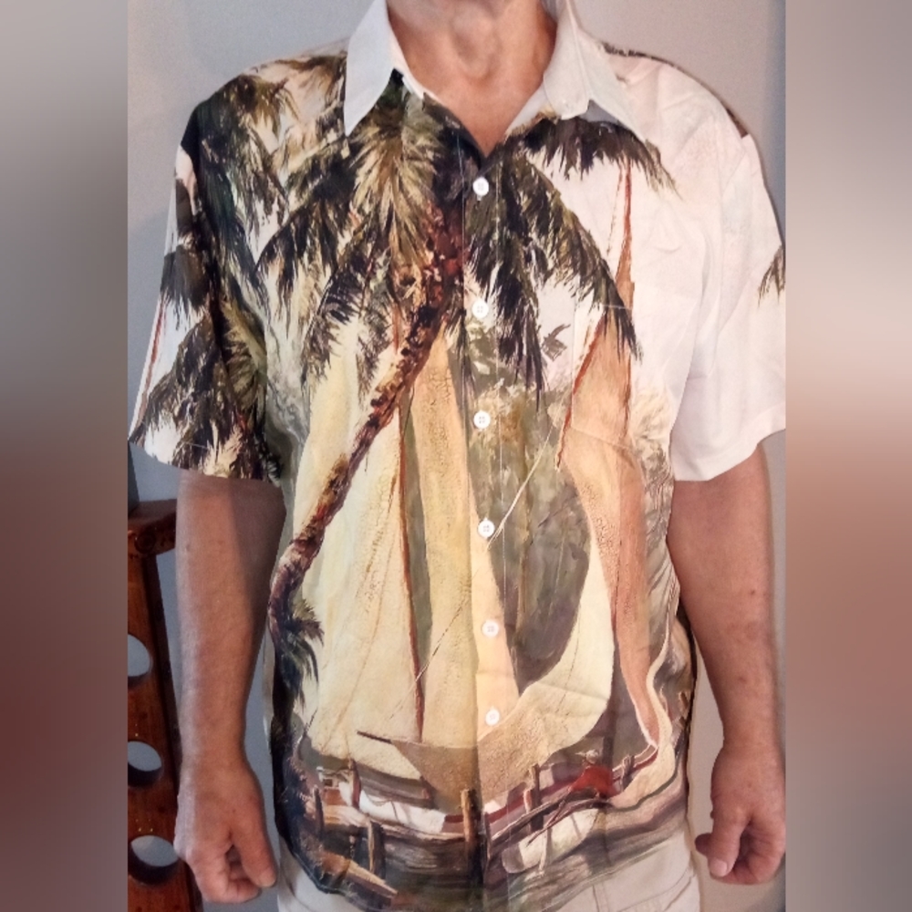 Sailboat Men's Hawaiian Shirt